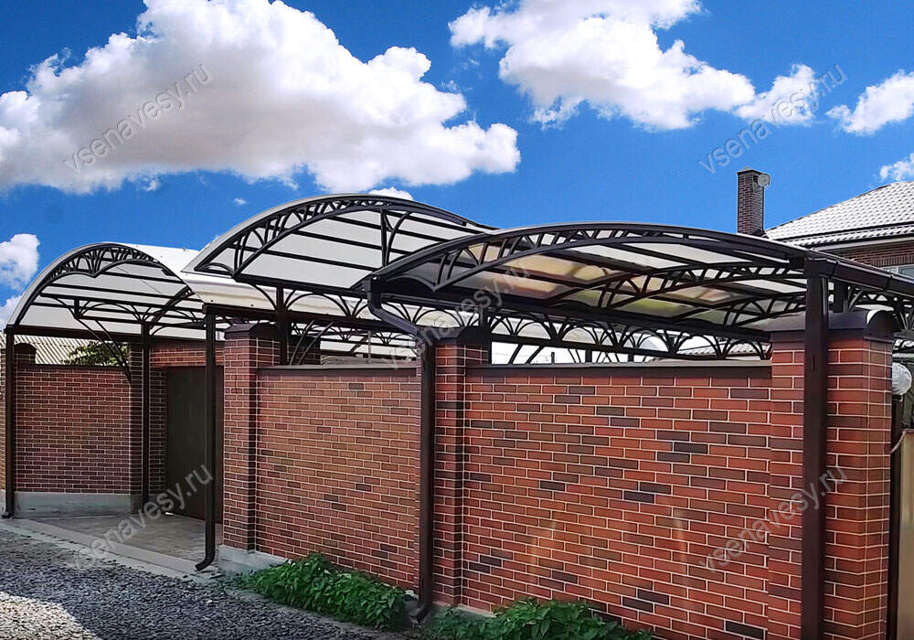 Изготовление навеса из металла