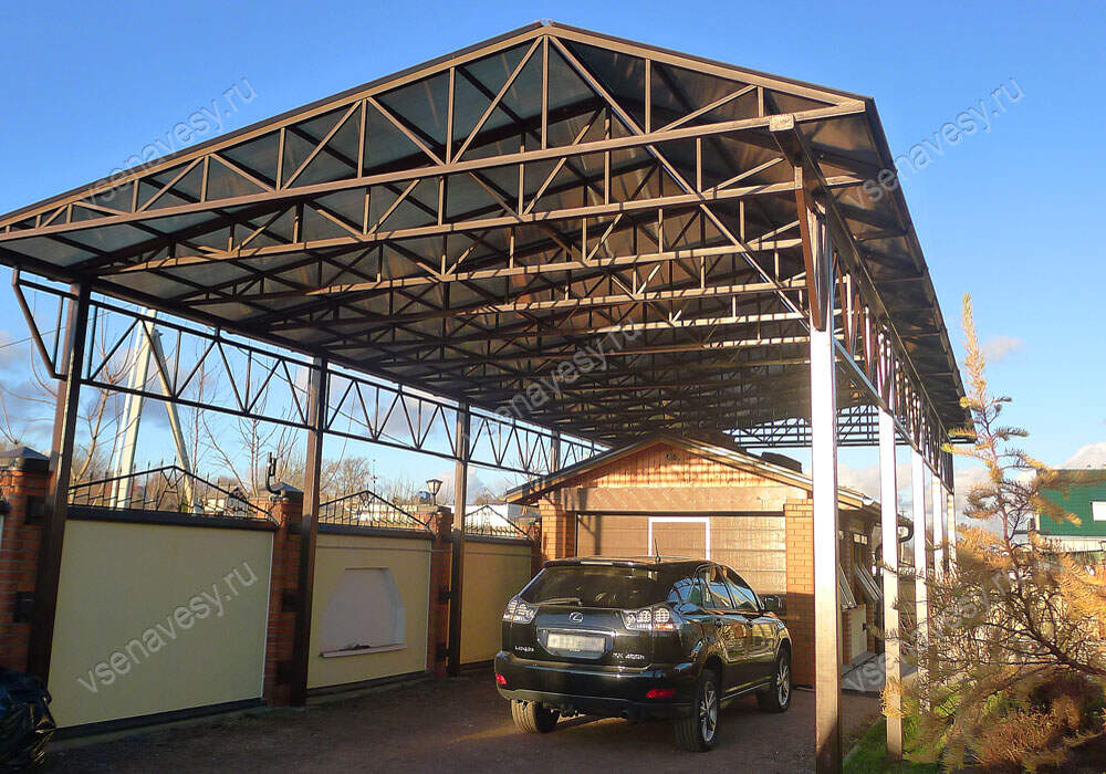 Изготовление навесов из металла