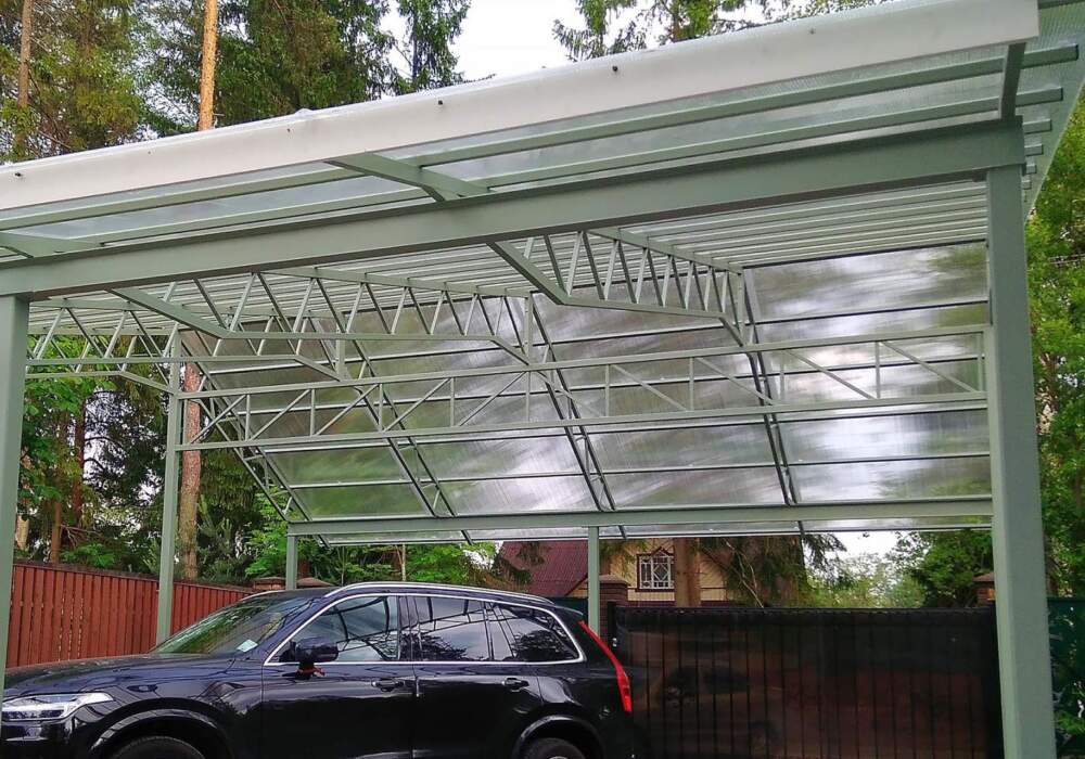 Навес для дачи (автомобиля) купить на заказ
