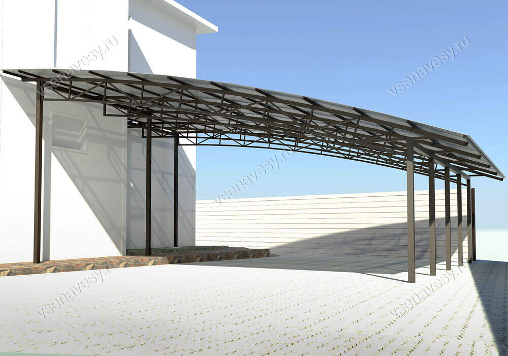 Навес на заказ в СПб