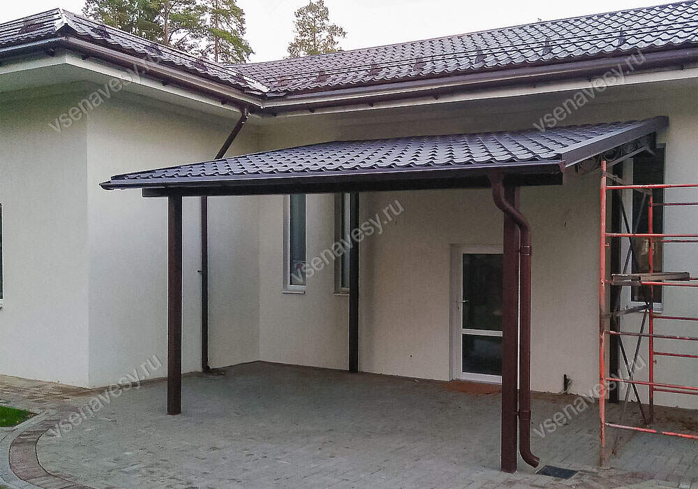Навес односкатный купить
