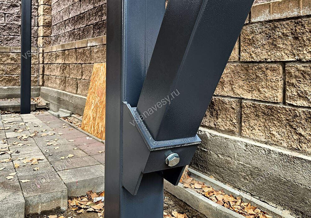 Навес для двух авто